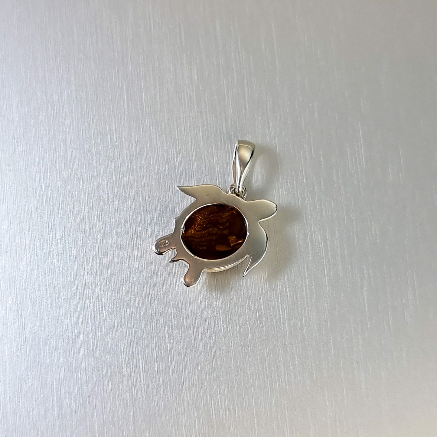 Boulder Opal Turtle Pendant