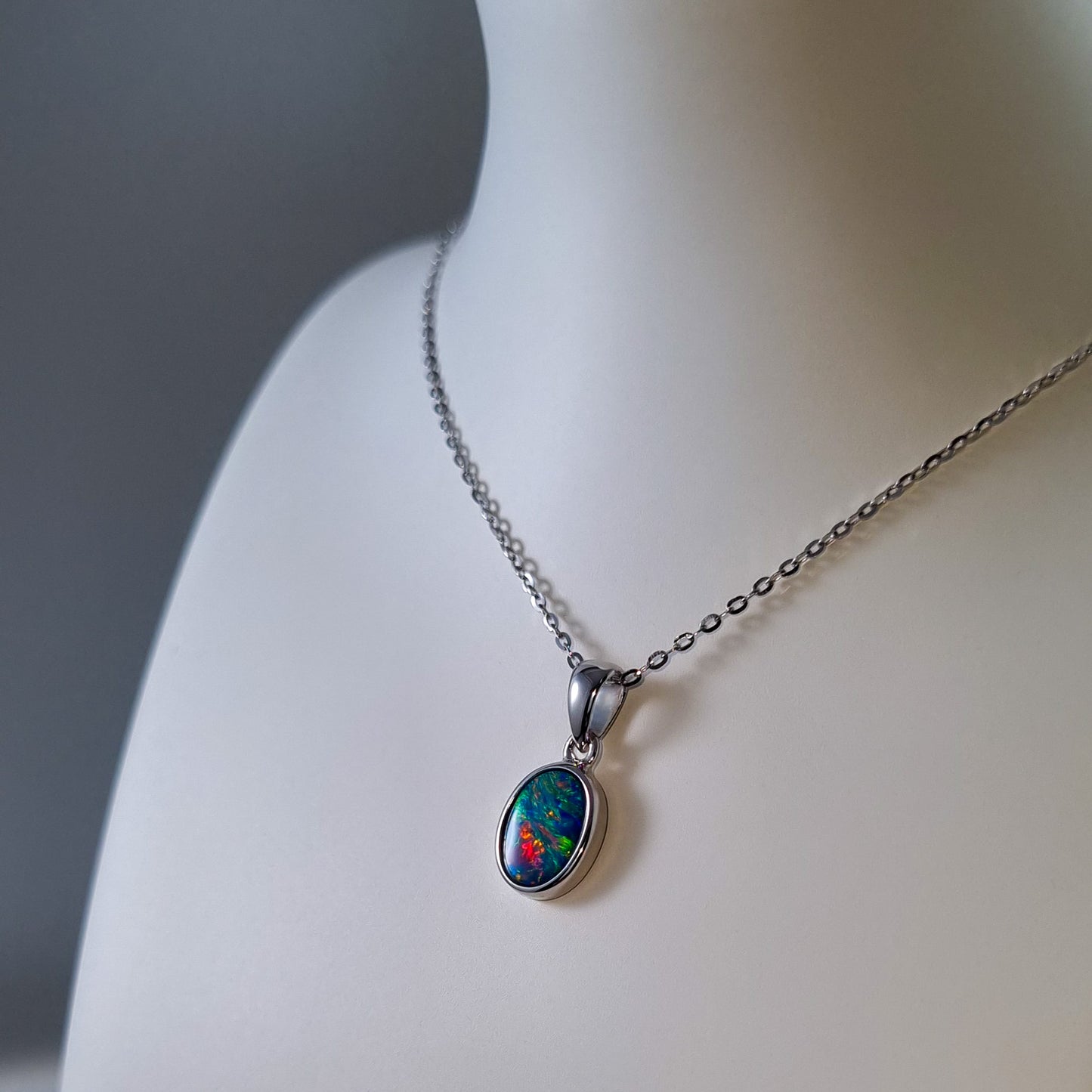 Opal Doublet Pendant