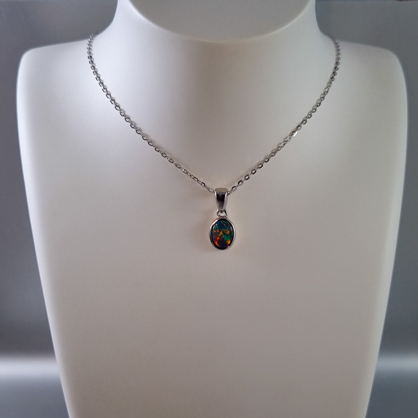 Opal Doublet Pendant