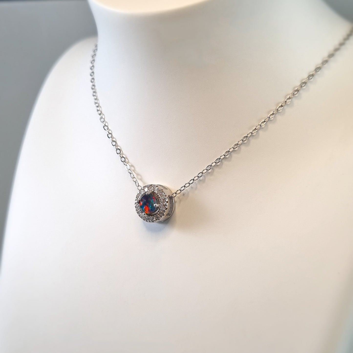 Opal Triplet Pendant