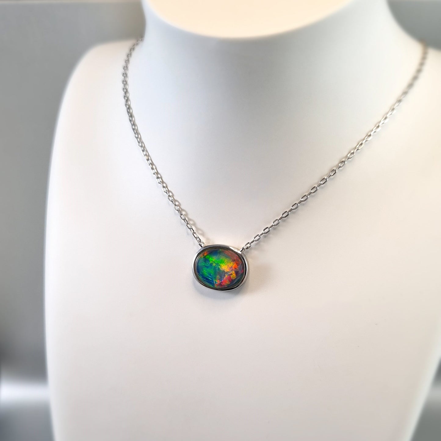 Opal Triplet Pendant