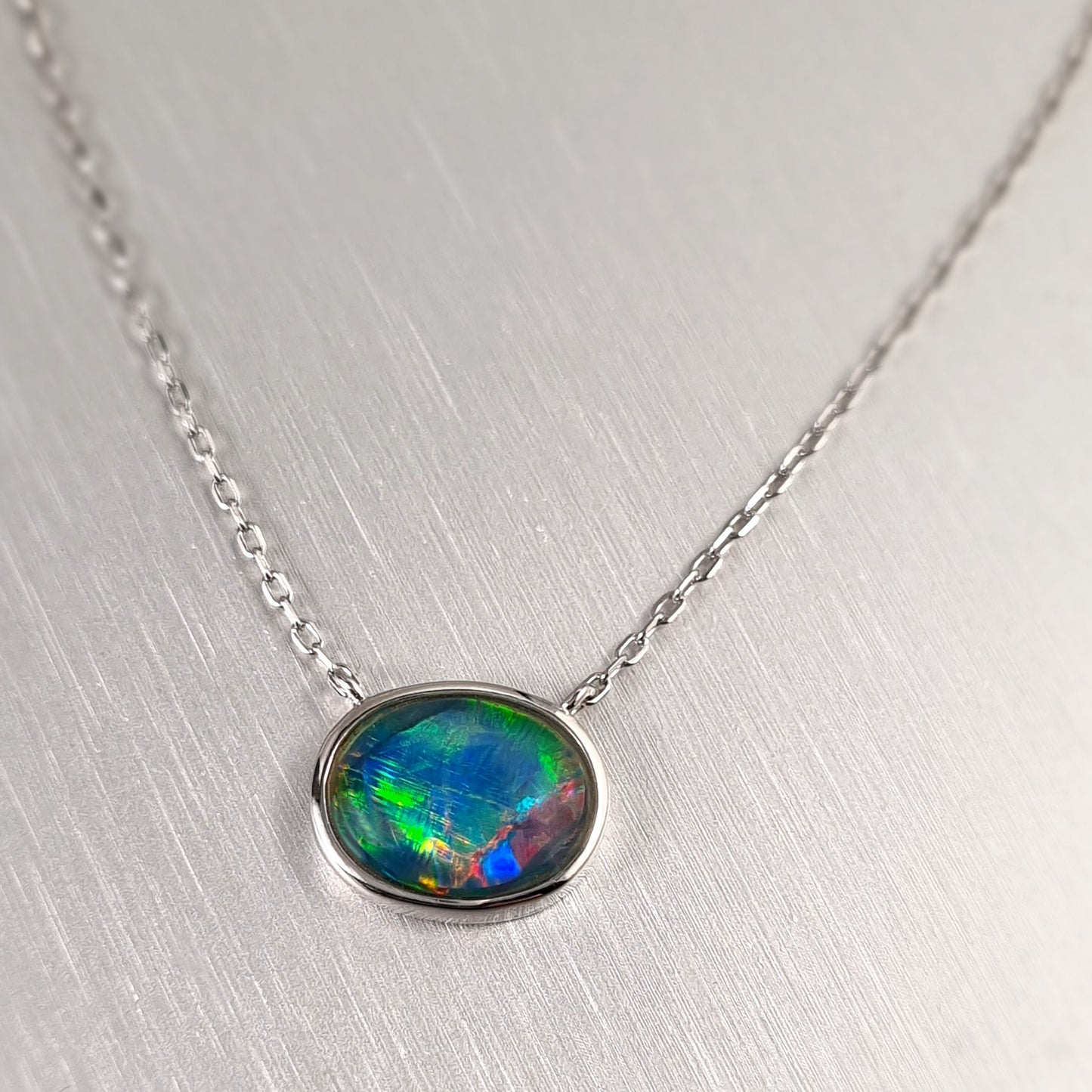 Opal Triplet Pendant