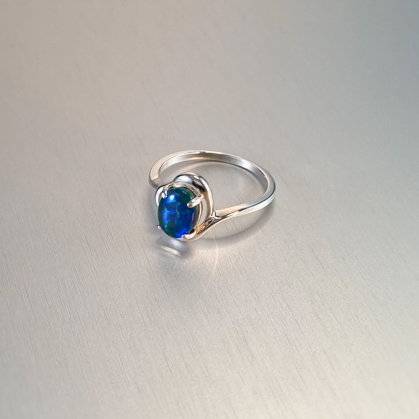 Opal Triplet Ring