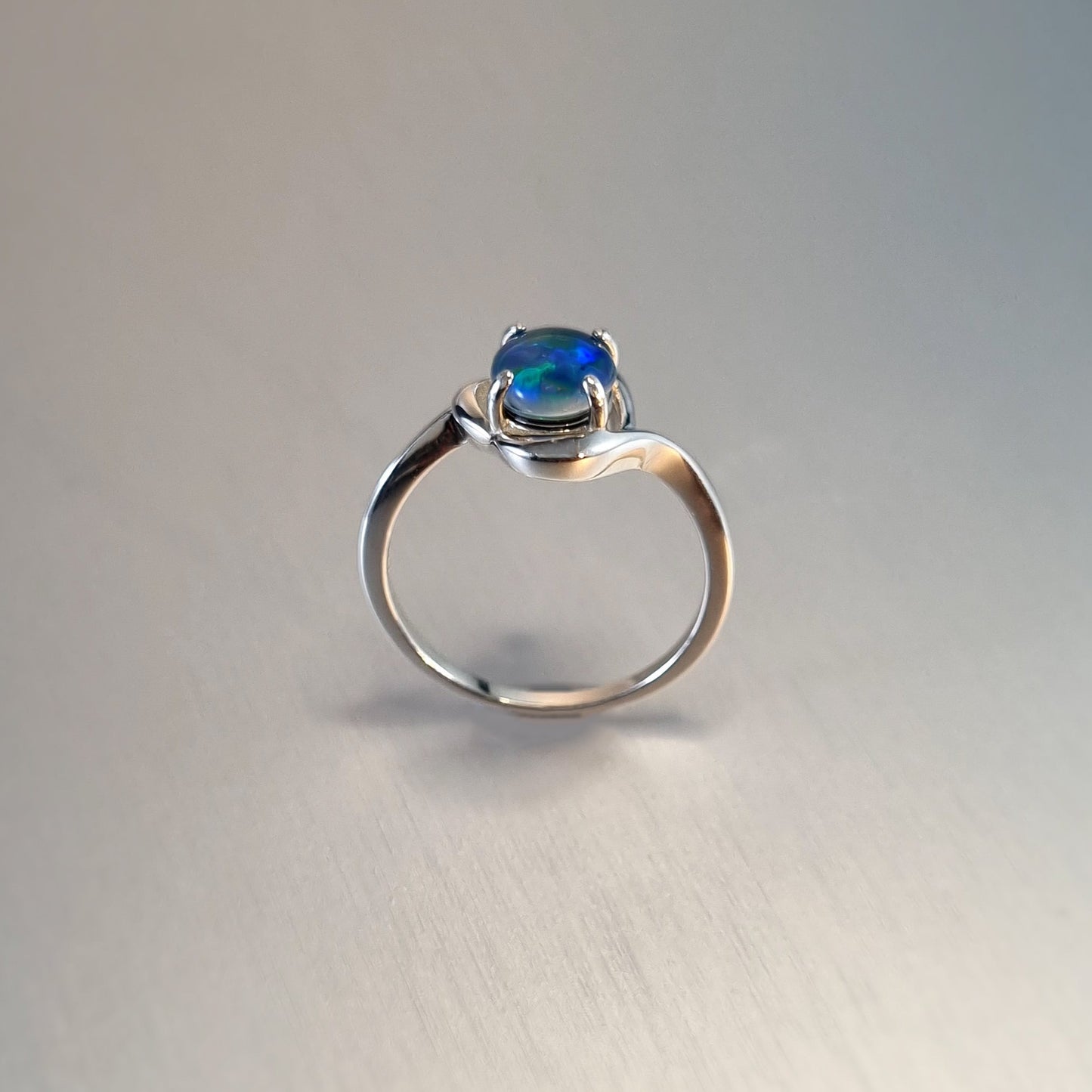 Opal Triplet Ring