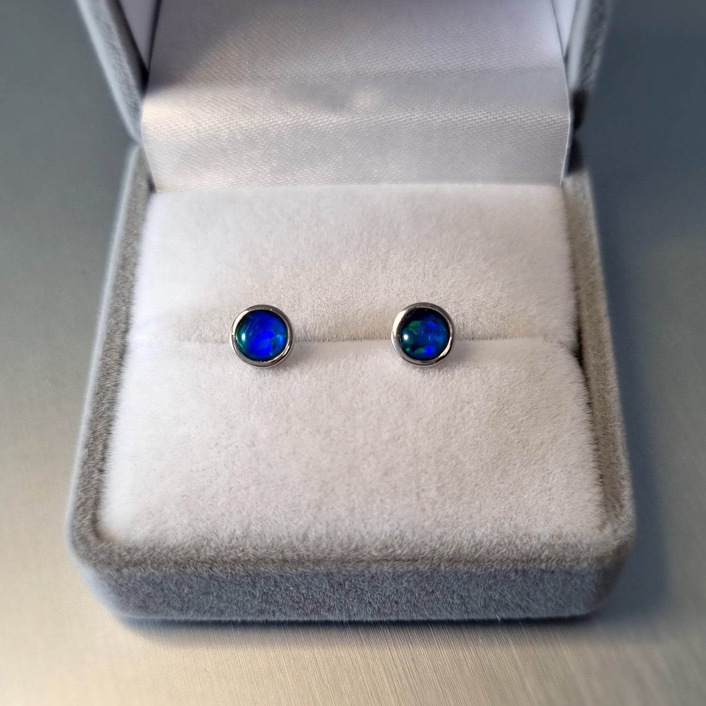 Opal Triplet Earrings