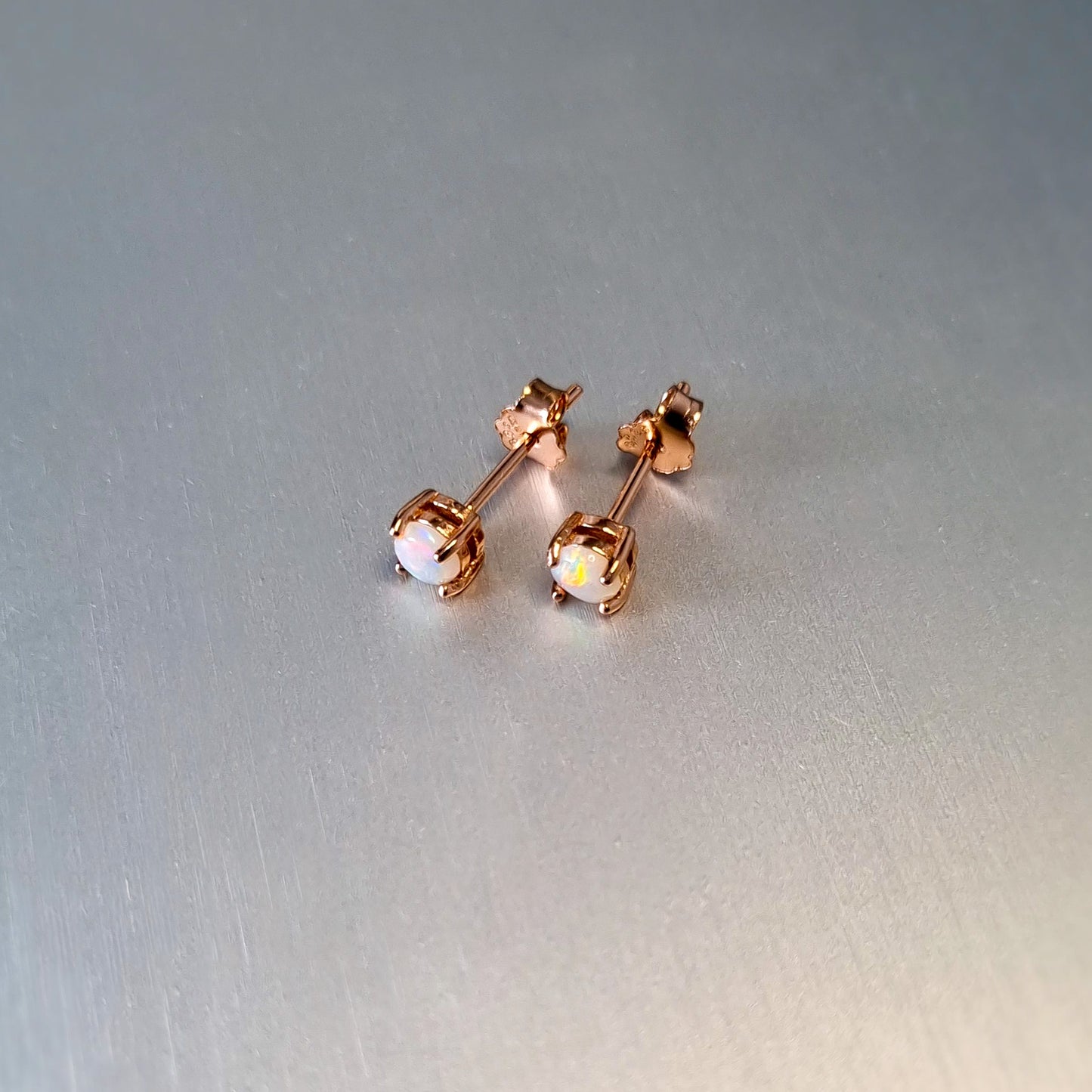 Solid Opal Earrings