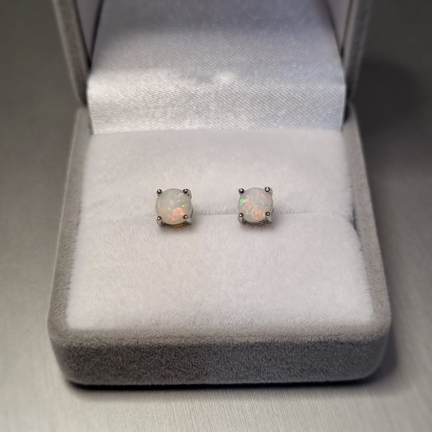 Solid Opal Earrings