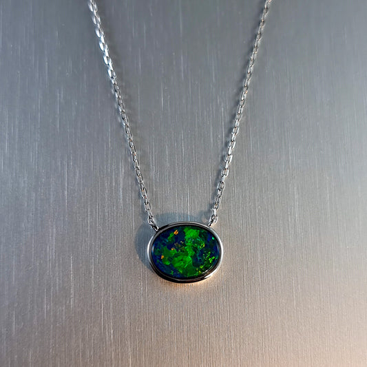 Opal Doublet Pendant