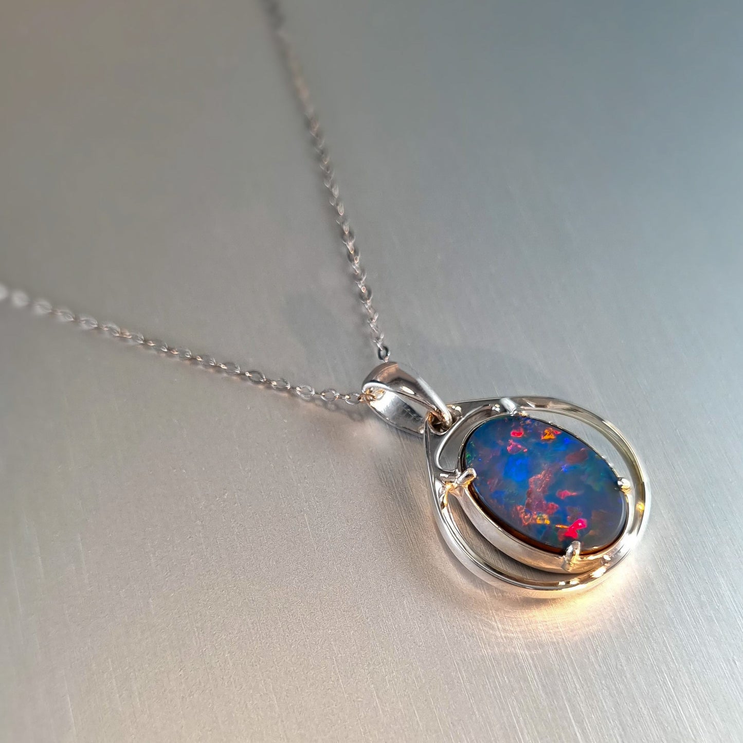 Opal Doublet Pendant