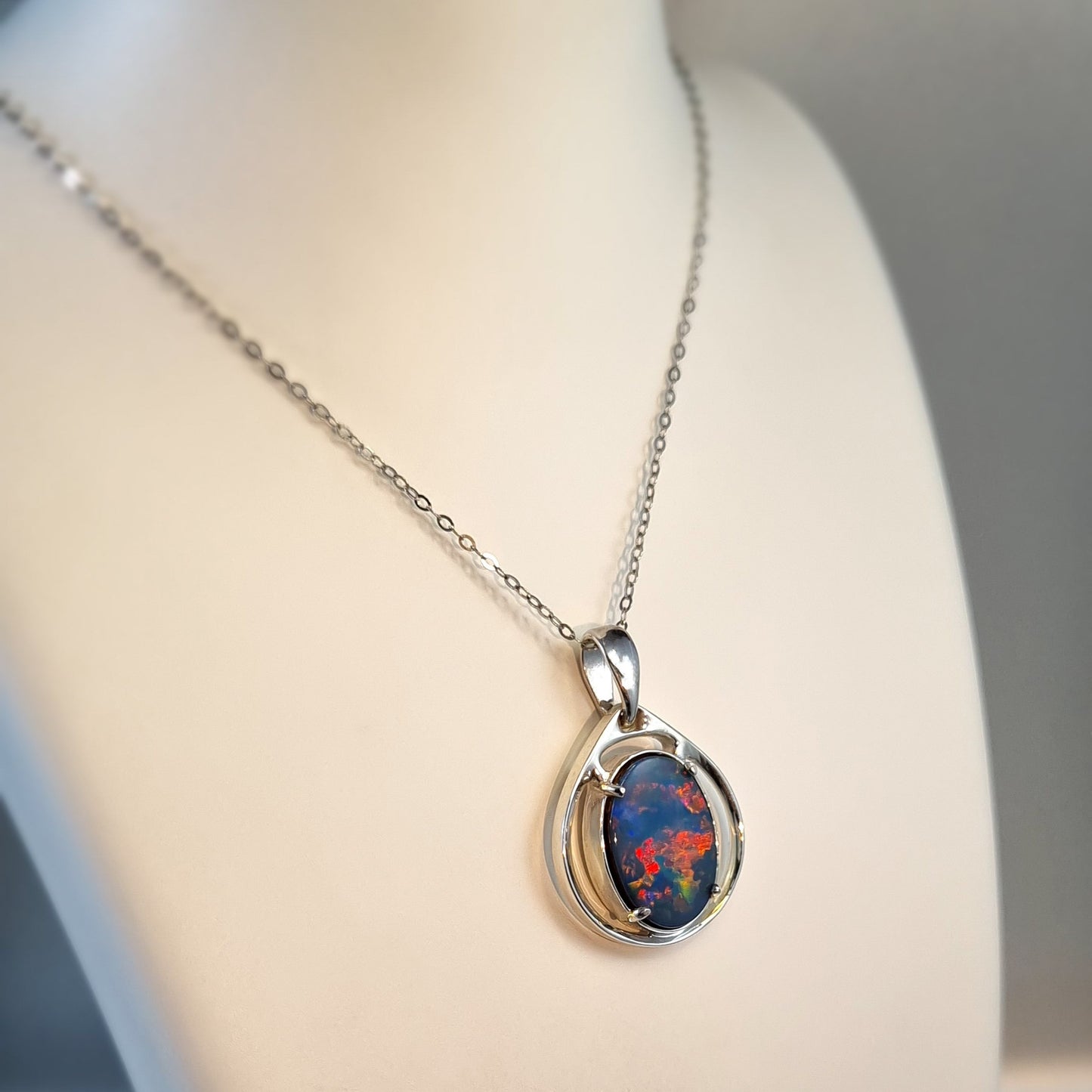 Opal Doublet Pendant
