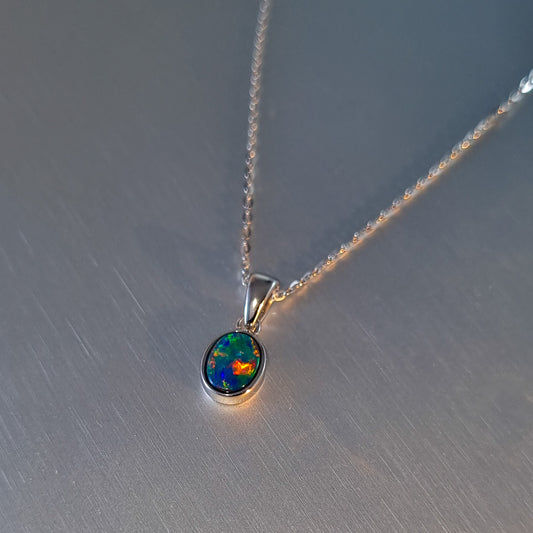 Opal Doublet Pendant