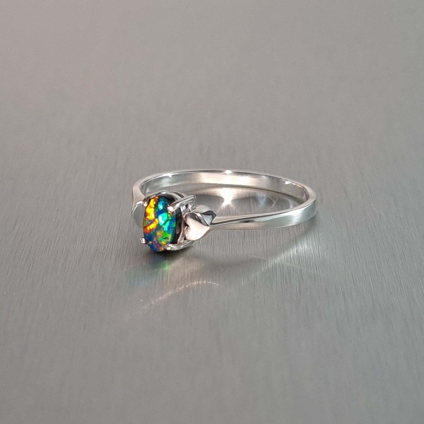 Opal Doublet Ring