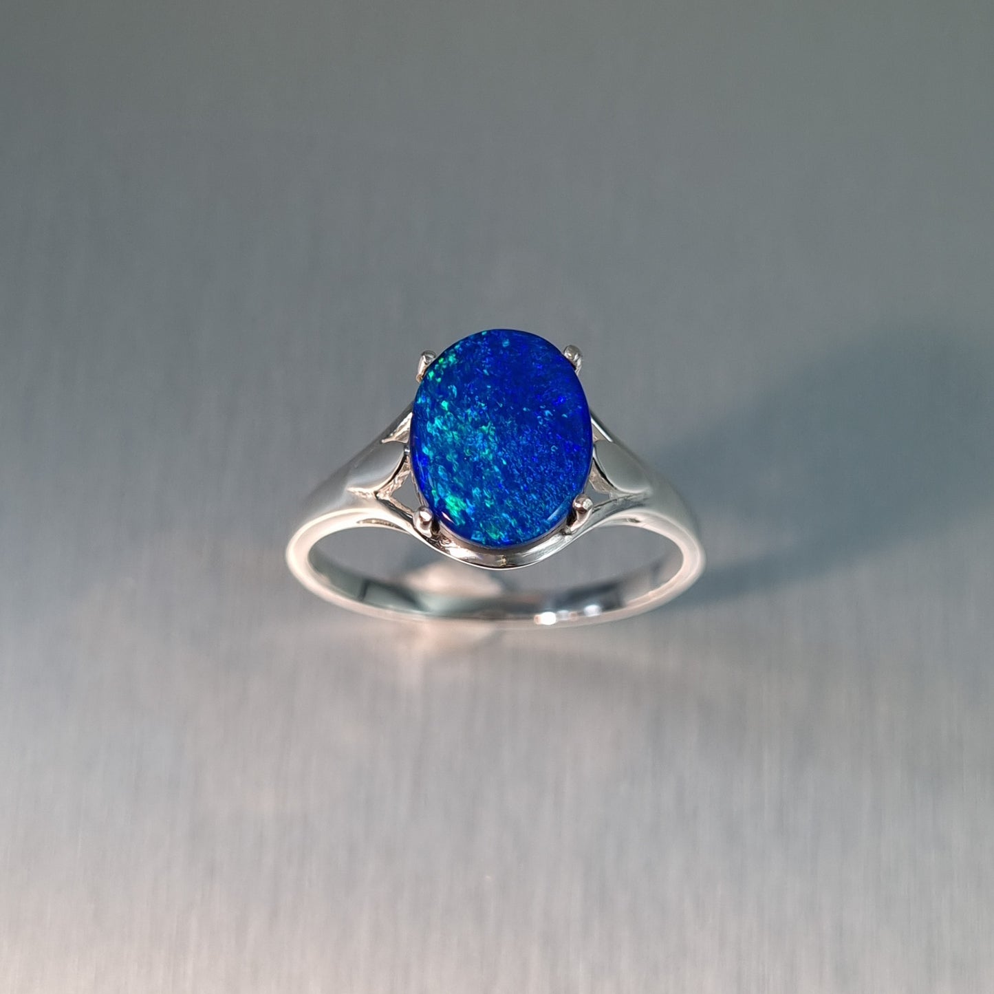 Opal Doublet Ring