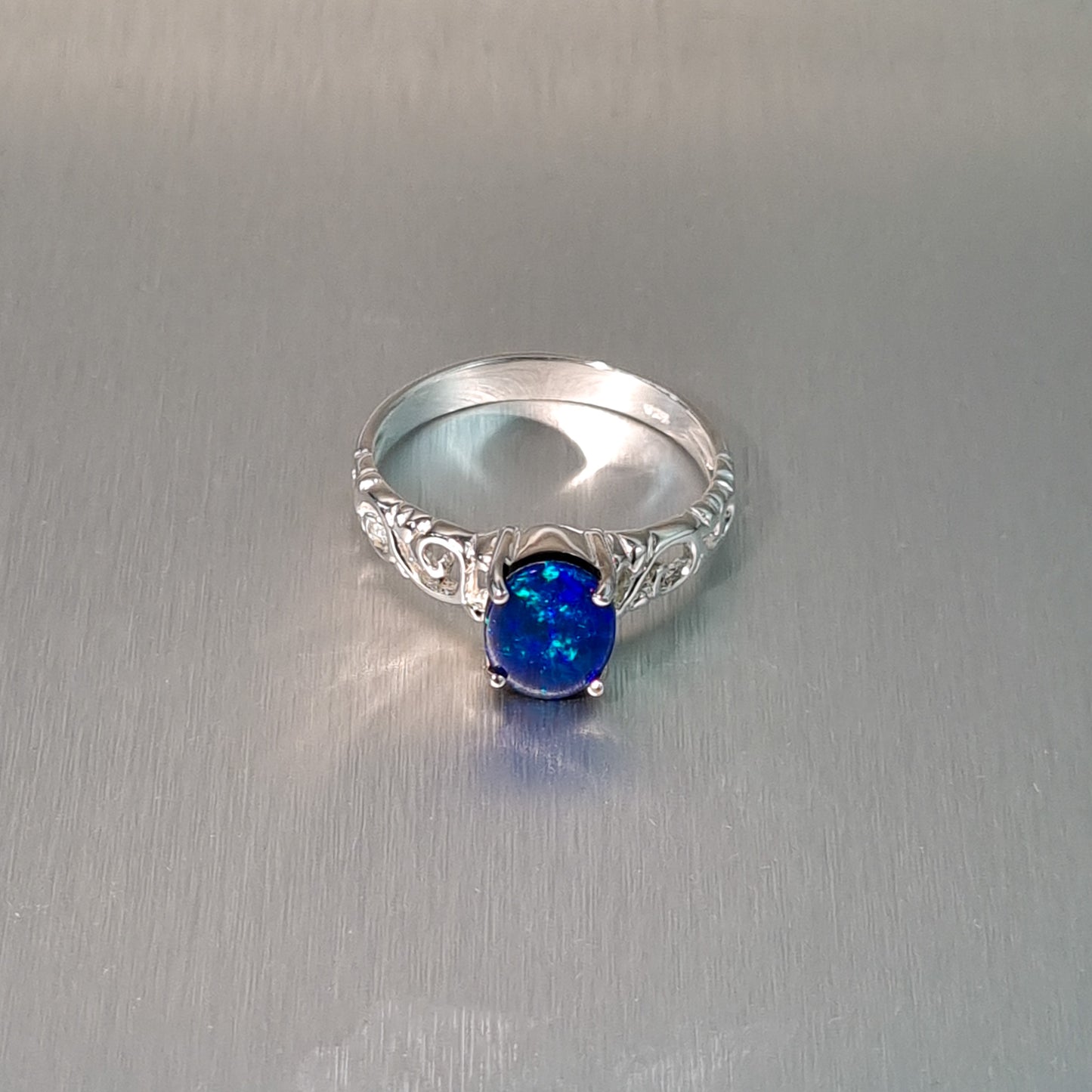 Opal Doublet Ring