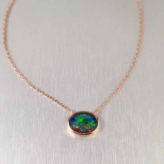 Opal Triplet Pendant